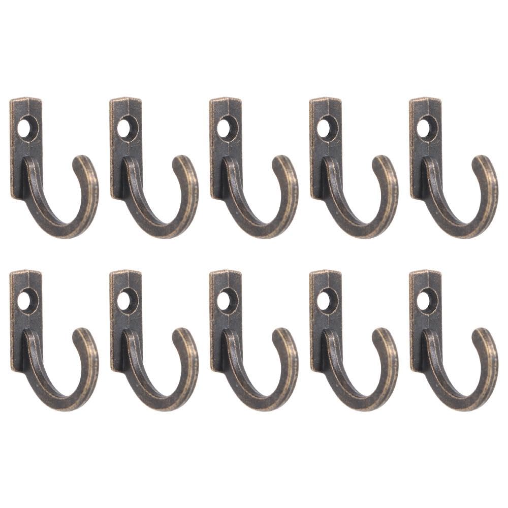 Hat Bag Clothes Towel Organizer Shelf Storage Coat Hanger Wall Door Metal Antiqu