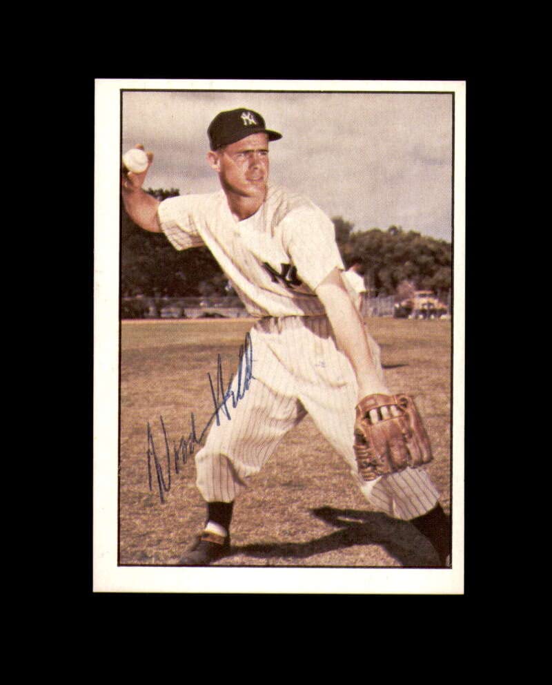 Woody Held Signed 1979 TCMA History Series New York Yankees Autographed