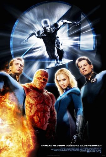 Fantastic Four: Rise of the Silver Surfer 13.5"X20" Original Promo Movie Poster 