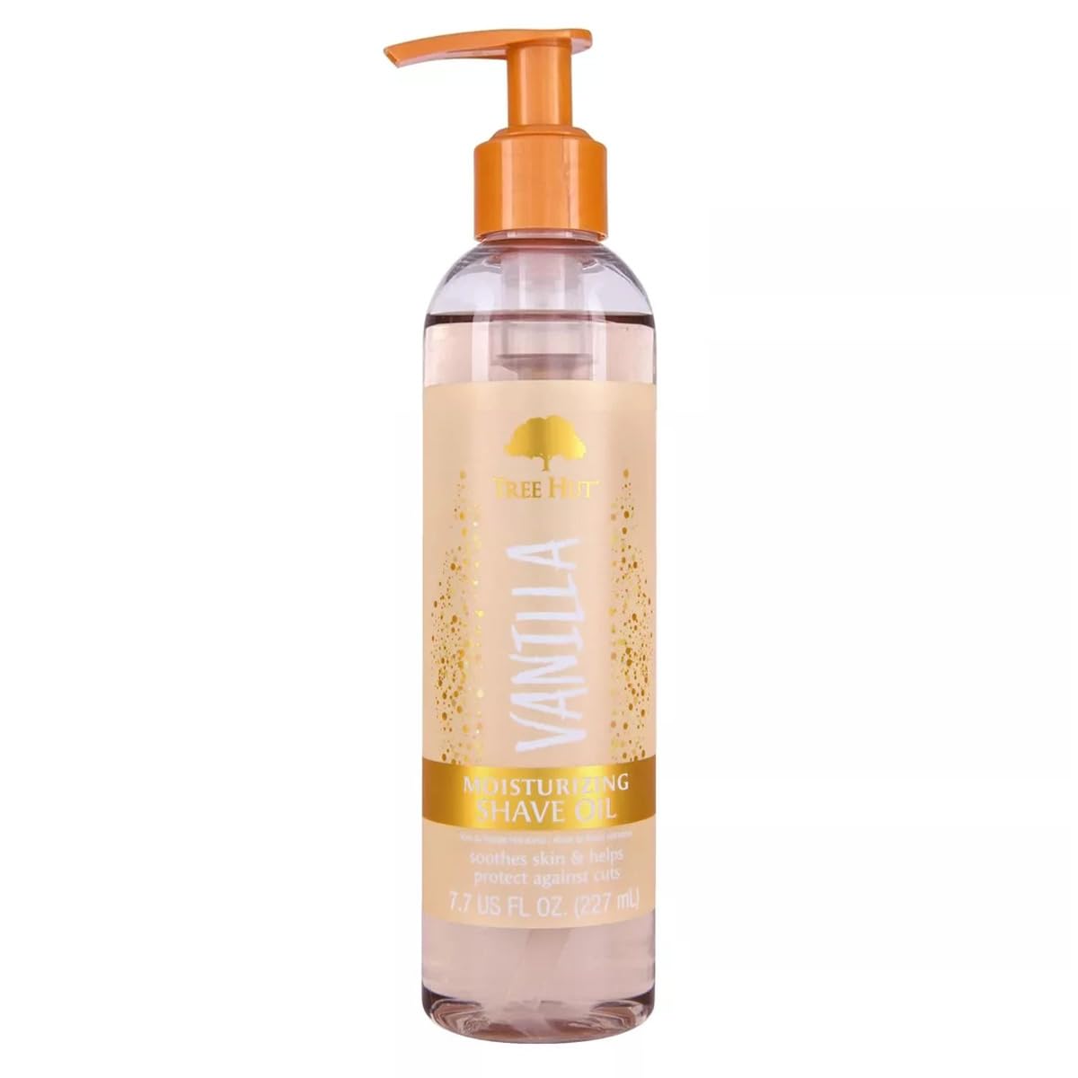 Tree Hut Vanilla Moisturizing Shave Oil, 7.7 Fl Oz | Nourishing Gel-to-Oil Formu