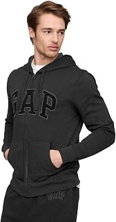 Gap Heritage Logo Hoodie Hooded Full Zip Men's Tracksuit Top (Pack of 1)