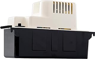 Little Giant VCMA-20ULS 115 Volt, 80 GPH, 1/30 HP Automatic Condensate Removal Pump for HVAC/Refrigeration Systems/Dehumidifiers with Overflow Detection Switch and 6-Foot Cord, White/Black, 554425
