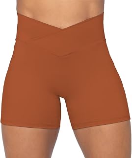 Sunzel Short de Sport pour Femme, Short de Yoga, Taille Haute, Legging Court pour Femme pour Yoga, Course, Fitness, Cycliste