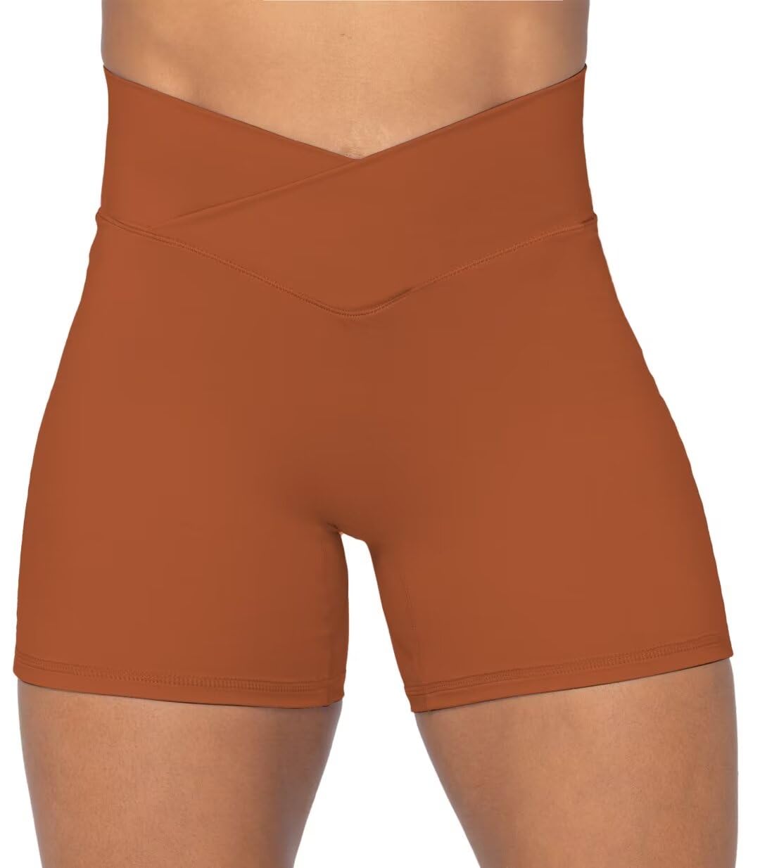 Sunzel Short de Sport pour Femme, Short de Yoga, Taille Haute, Legging Court pou