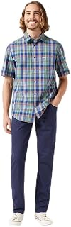 Wrangler - Jeans Hombre - Corte Recto Regular - Greensboro - Oliva Empolvado
