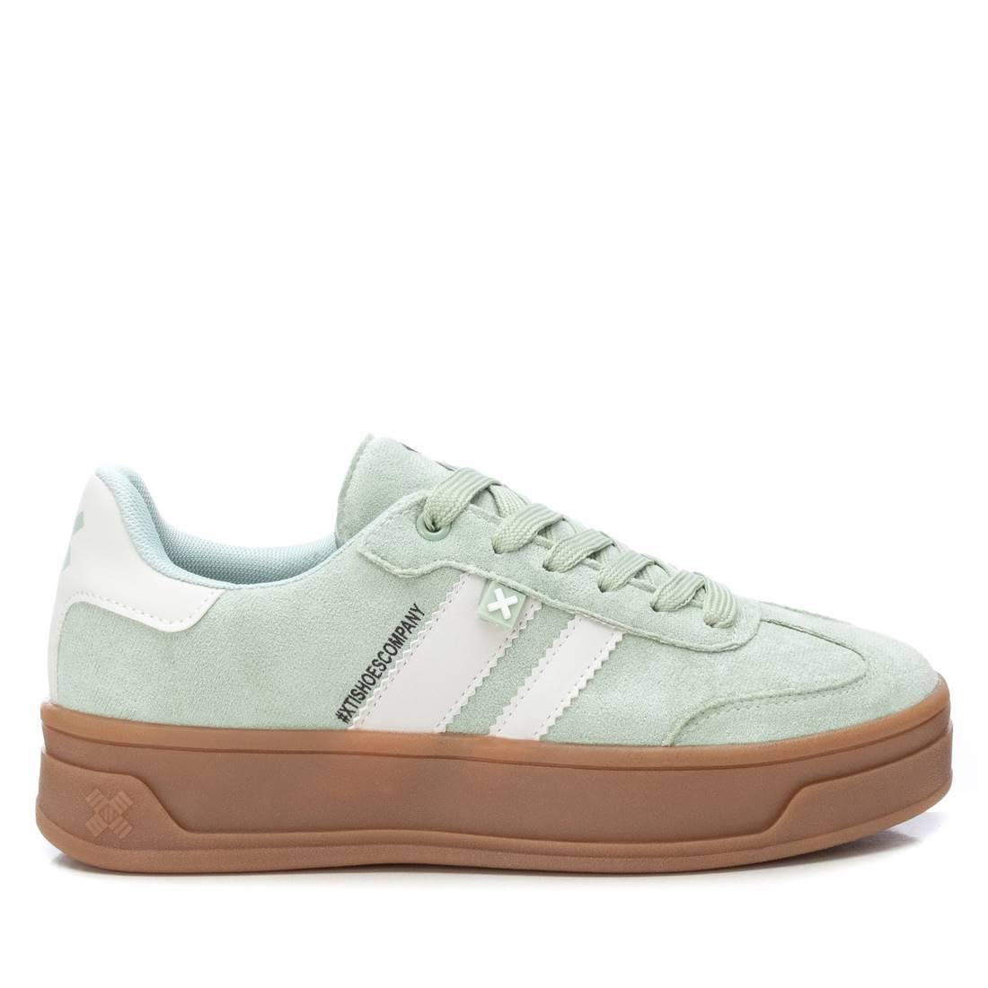 XTI Green Striped Sneakers