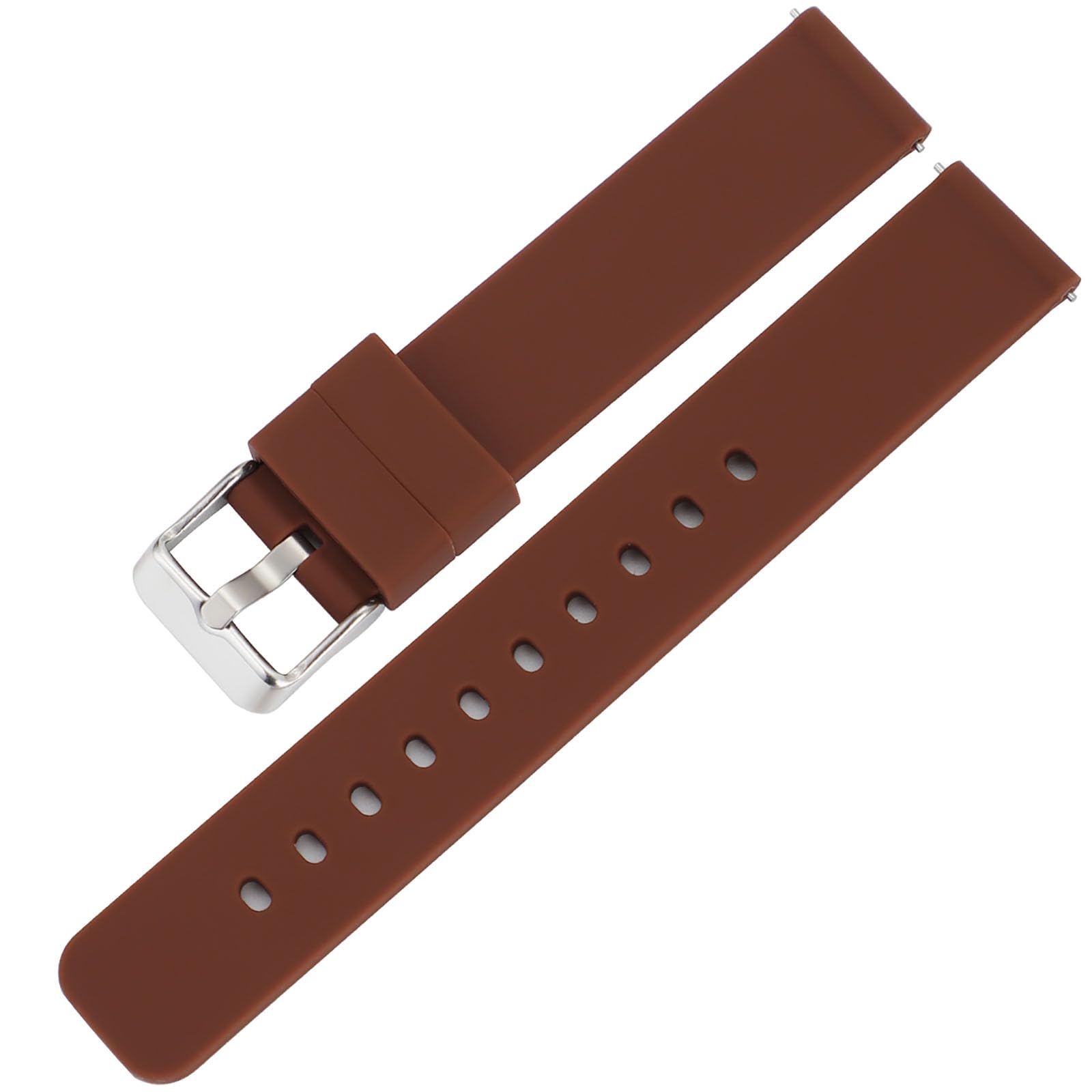 Rihahisy Silicone Watch Straps for Men, 12mm, 14mm, 16mm, 17mm, 18mm, 19mm, 20mm