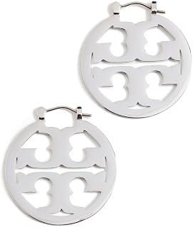 Tory Burch Women's Small Icon Hoop Earrings