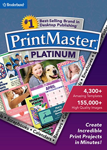 PrintMaster v7 Platinum for PC: Design Software For Making Personalized Print Pr