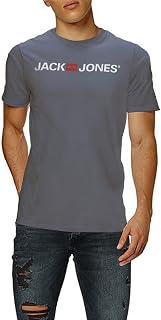 Jack & Jones Lolo – T-Shirt – Plain – Crew Neck – Short Sleeve – Men's