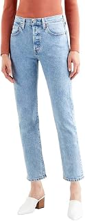 Levi's Damen Jeanshose 501 Crop High Rise, Straight Fit
