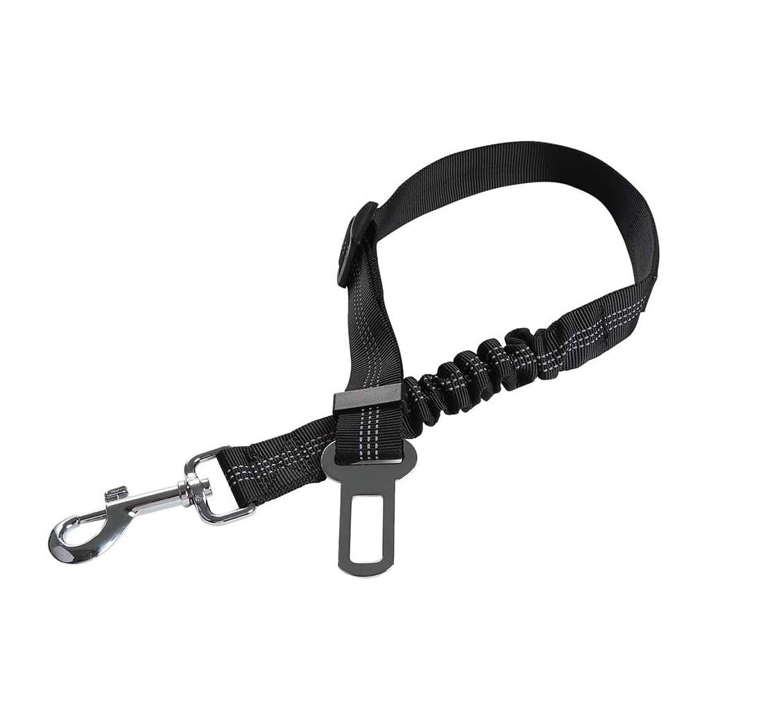 Dog Car Seat Belt, Adjustable Elastic Padding, Reinforced Metal Buckle, Tangle F