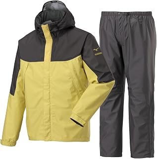 Mizuno ベルグテックex ストームセイバーvi 上下 レインスーツ アウトドア 釣り 100洗耐久撥水 耐水圧約30,000mm以上 透湿 A2mg8a01 Abbigliamento antipioggia Uomo