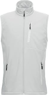 33,000ft Men's Lightweight Softshell Gilet, Windproof Waterproof Outerwear Vest Gilets Sleeveless Jacket for Cycling Running Hiking Golf Travel