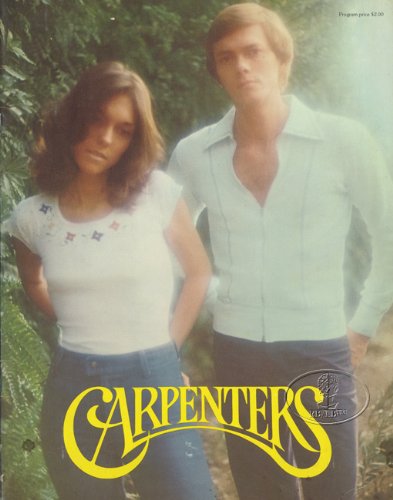Carpenters 1975 Tour Concert Program Book Programme