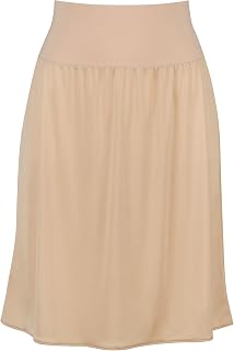 Wacoal HDA220 Women's Inner Petticoat, Adjustable Length, Non-Transparent, Anti-Static, Black, Beige