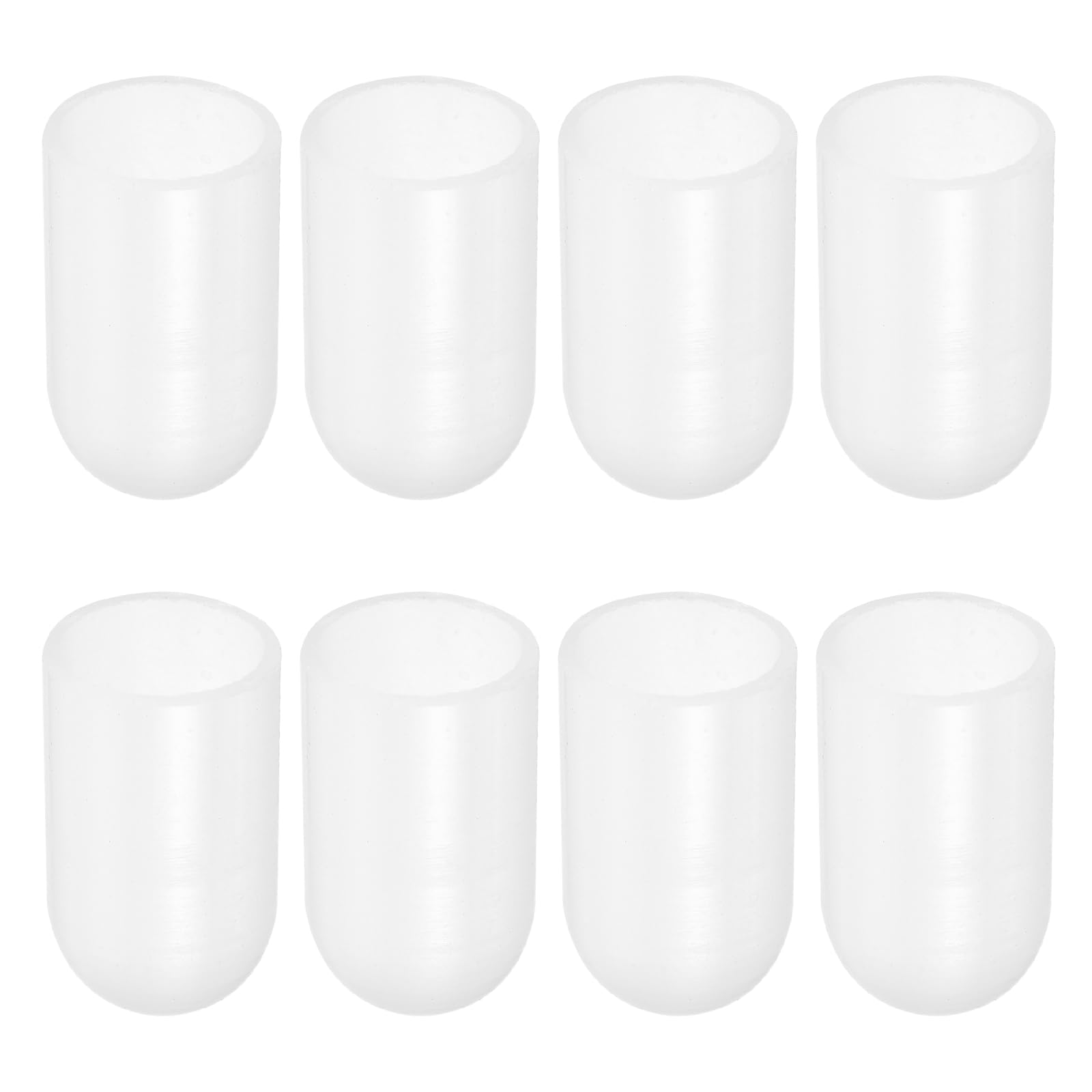 uxcell 8 embouts en silicone, 18 mm / in in ID 25 mm / 1in de hauteur