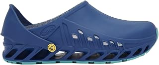 Scholl Evoflex Professional Sanitary Clogs for Men and Women, Ultralight, Comfortable, Adjustable Strap, Non-Slip Sole, Removable Memory Insole with Antibacterial Lining