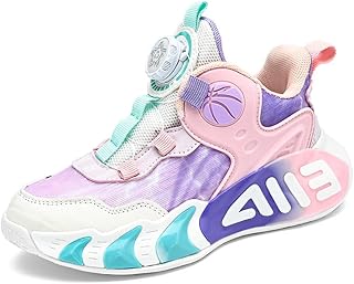 Twinice Children's Shoes Breathable Boys Sports Shoes Girls Trainers Running Shoes with Velcro Fastening and Non-Slip Lightweight Indoor Sole 28 EU - 41 EU