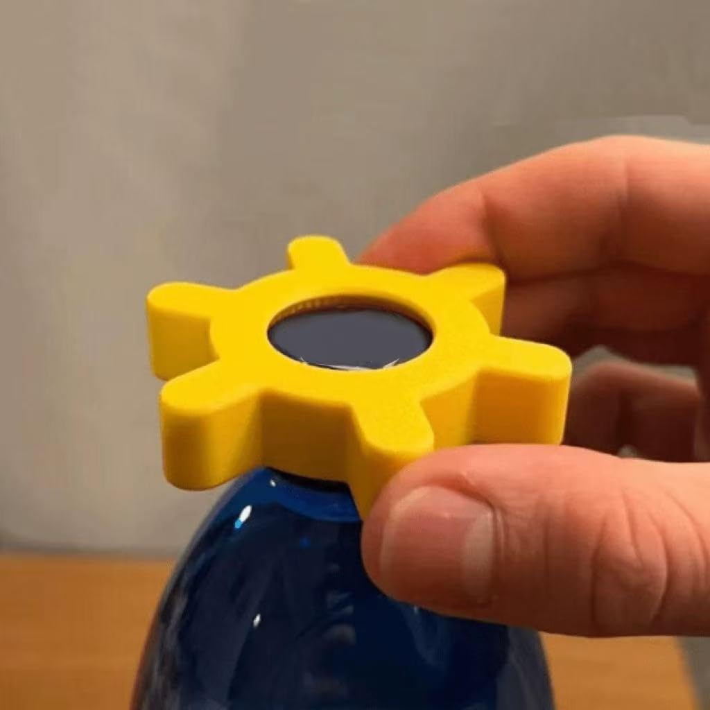Rotary Bottle Opener Compact Plastic Design Ergonomic Grip Small Household Tool 