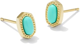 Kendra Scott Mini Ellie 14k Gold-Plated Stud Earrings, Fashion Jewelry for Women