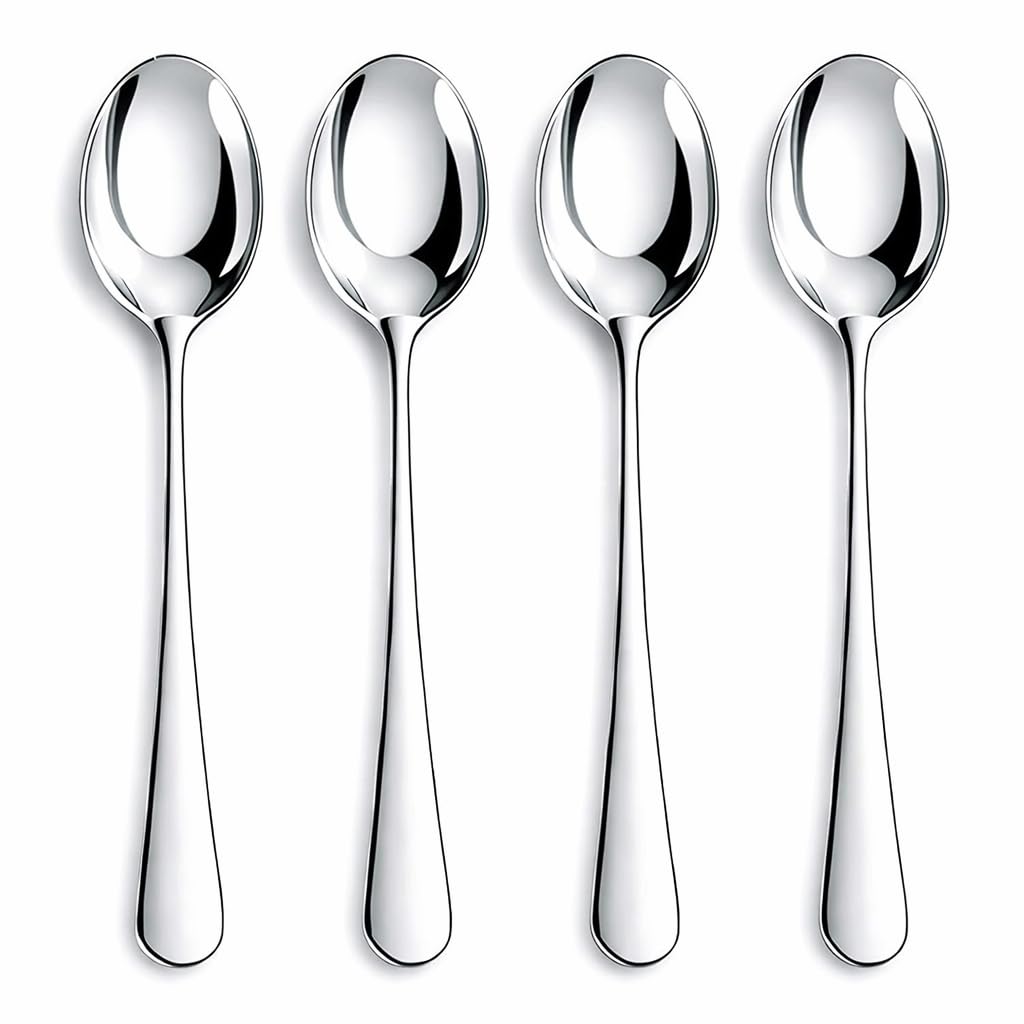 12 Pieces Heavy Duty Teaspoons Set,6.8" Tea Spoons,Stainless Steel teaspoon | Fo