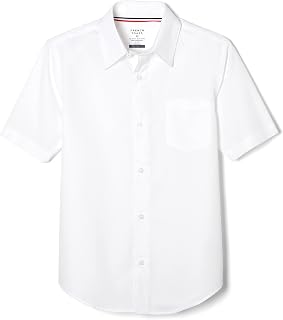 French Toast Boys Short Sleeve Classic Poplin Dress Shirt