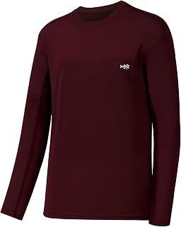 Bassdash Men's UPF 50+ Performance Long Sleeve T-Shirt UV Sun Protection Fishing Hiking Sports Shirts