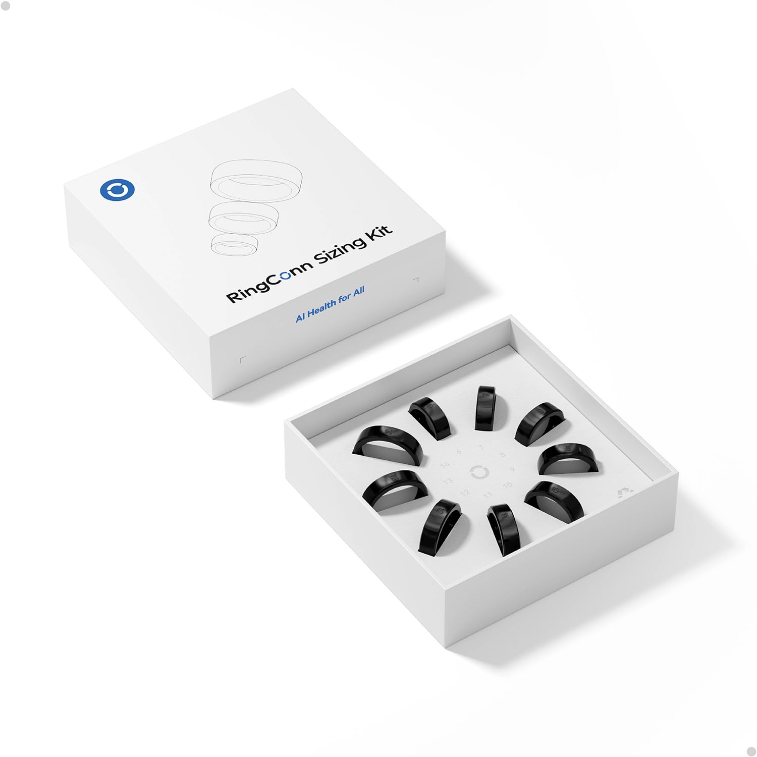 RingConn Gen 2 Sizing Kit - Size Before You Buy (Sizes 6-14) | Exclusive to Ring