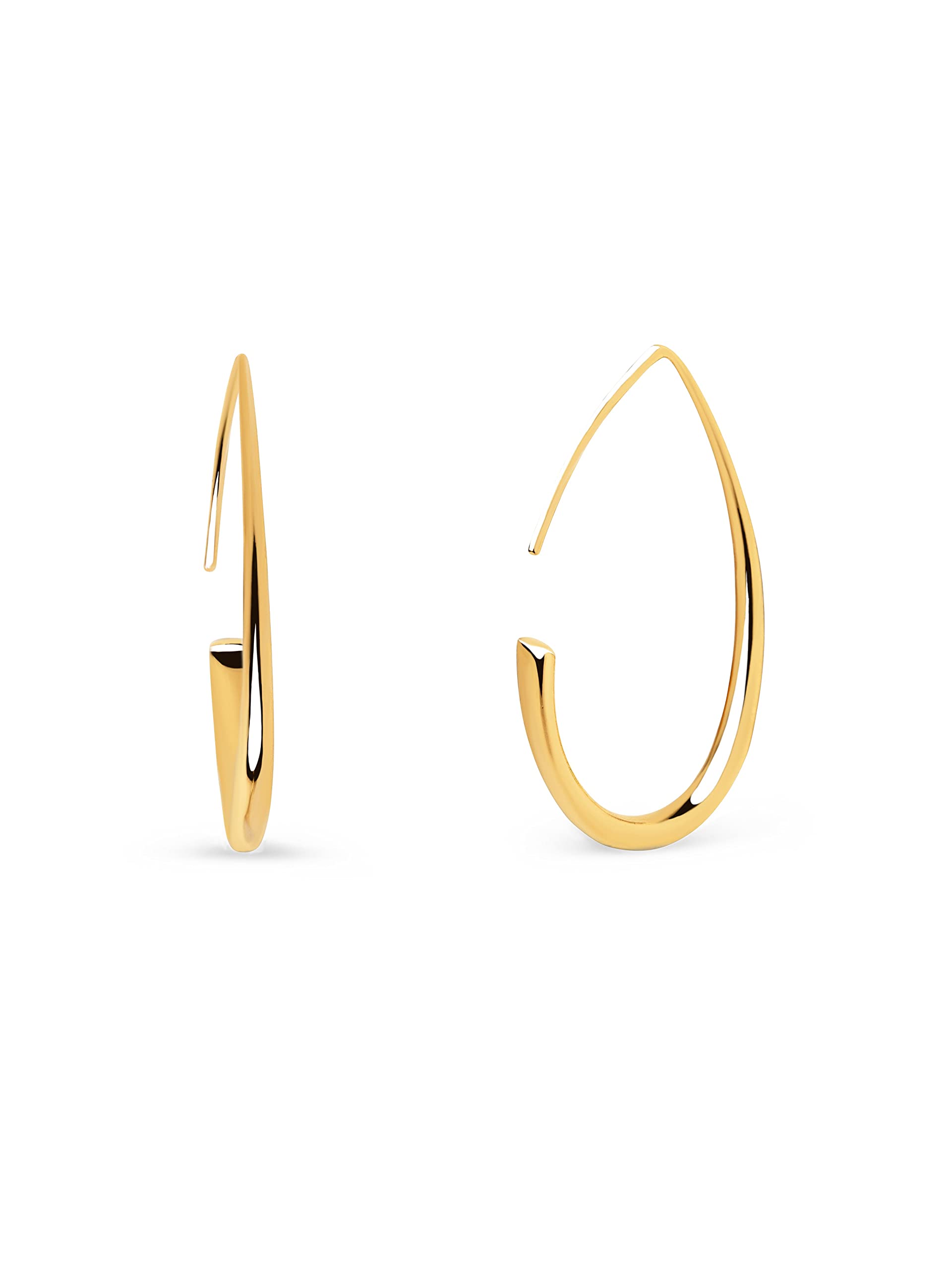 SINGULARU - Gota Arch Earrings - Earrings in 925 Sterling Silver 18 Kt Gold or R