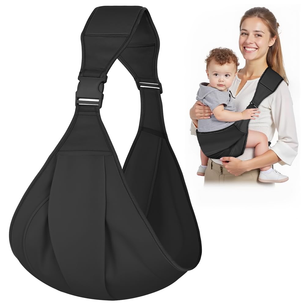 AOOWU Baby Sling Carrier, Baby Carrier, Toddler Carrier, Baby Wrap Carrier with 