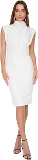 TRENDYOL Black Steile Collar Women's Dress (Pack of 1)