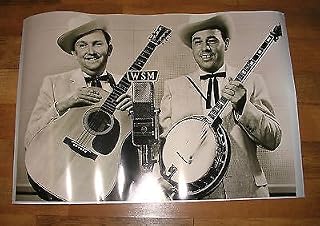 Flatt and Scruggs Bluegrass Music Poster Photo 20" x 30" Nice!