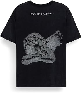 PacSun Men's Cream Pacific Sunwear Renaissance Oversized T-Shirt - Multicolor