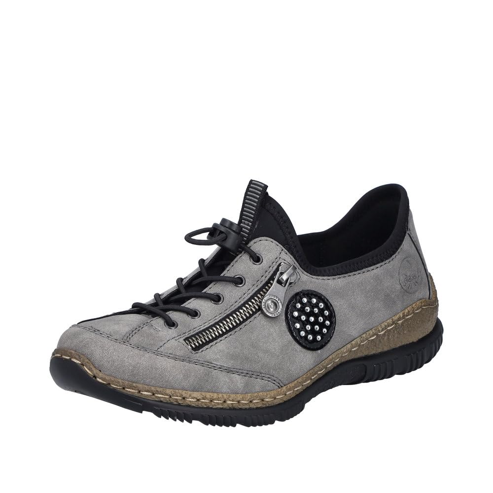 Rieker Women's Lace Up Shoes N32G0, Lady Lace Up Sports Shoes