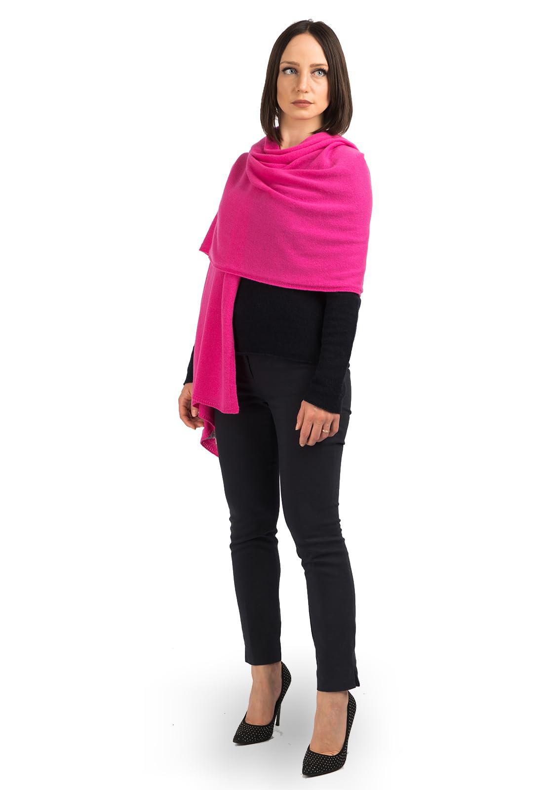 Dalle Piane Cashmere Women's 100% Cashmere Long Wrap Stole