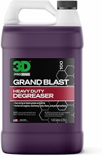 3D Grand Blast Engine Degreaser – Heavy Duty Biodegradable Cleaner for Engines, Wheels, Exhausts &amp; More – Fast-Acting, Non-Staining – Made in USA – 1 Gallon