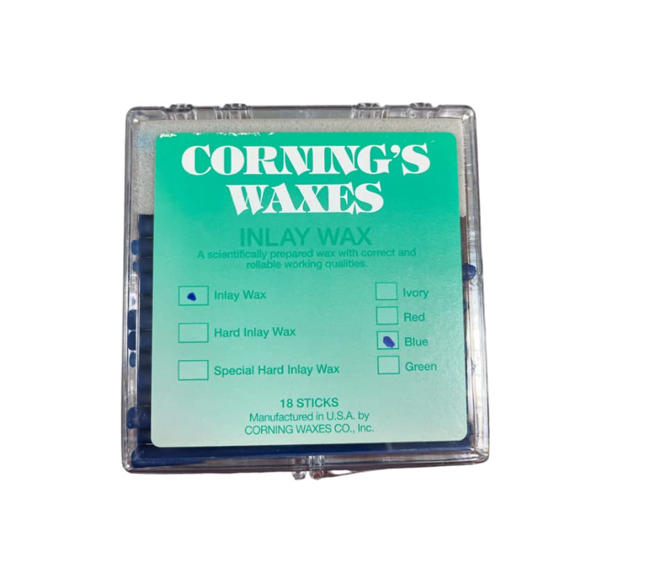 Blue Inlay Wax - Model Casting - Blue Sticky Wax Sticks - Approximately 4oz of W