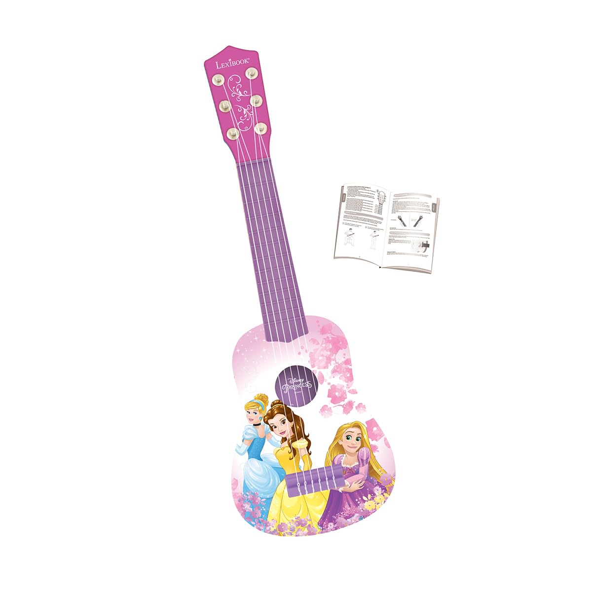 Lexibook, Disney Princess My First Guitar, K200DP | 53cm guitar, 6 nylon strings