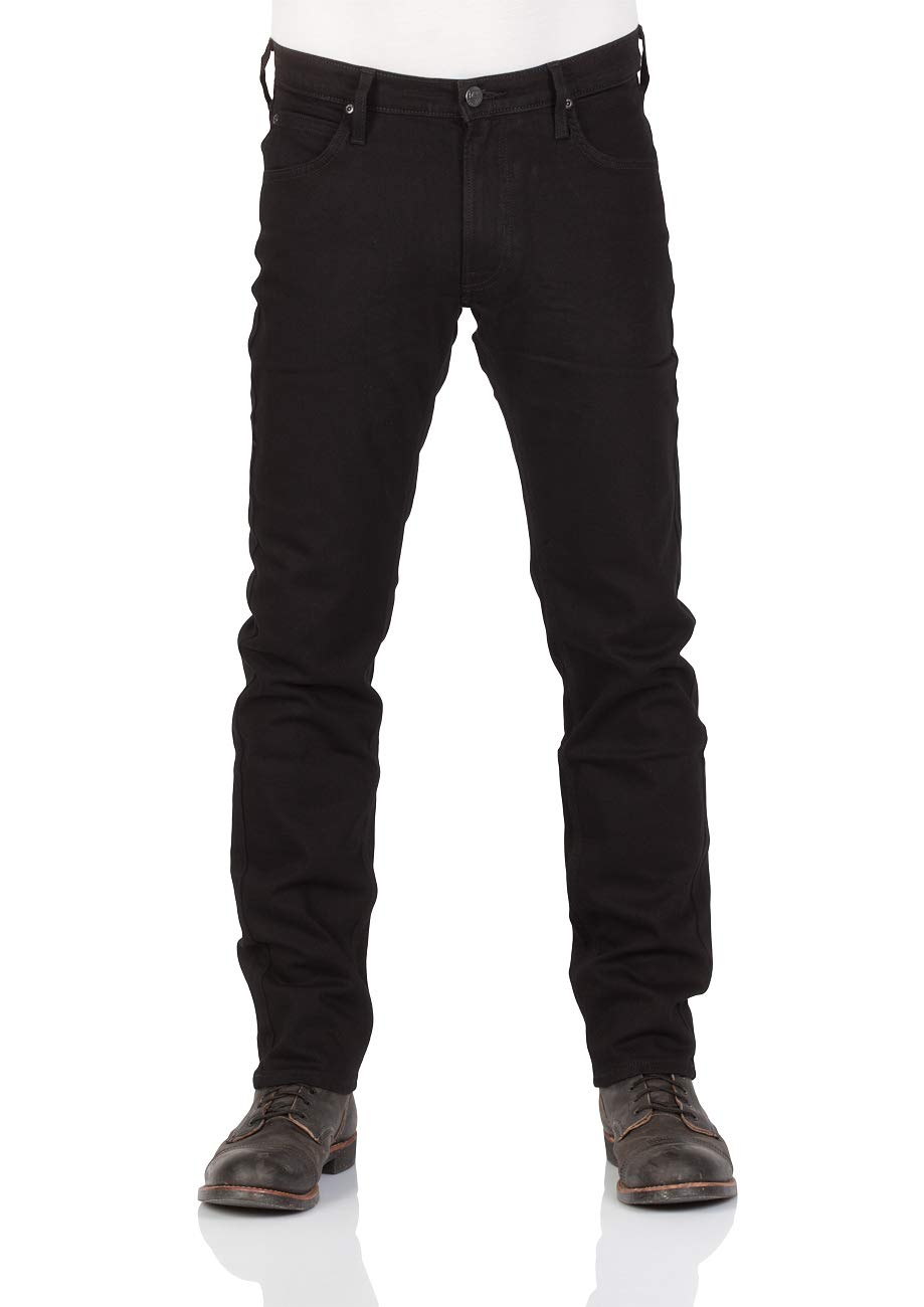 Lee - Men's Jeans - Regular Straight Cut - Daren Zip Fly - Very Dark Stone