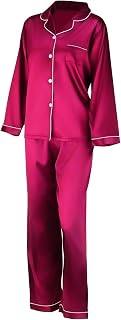 Pijamas para mujer, ropa de dormir de dos piezas con botones y pantalones cortos a juego, conjunto suave de verano