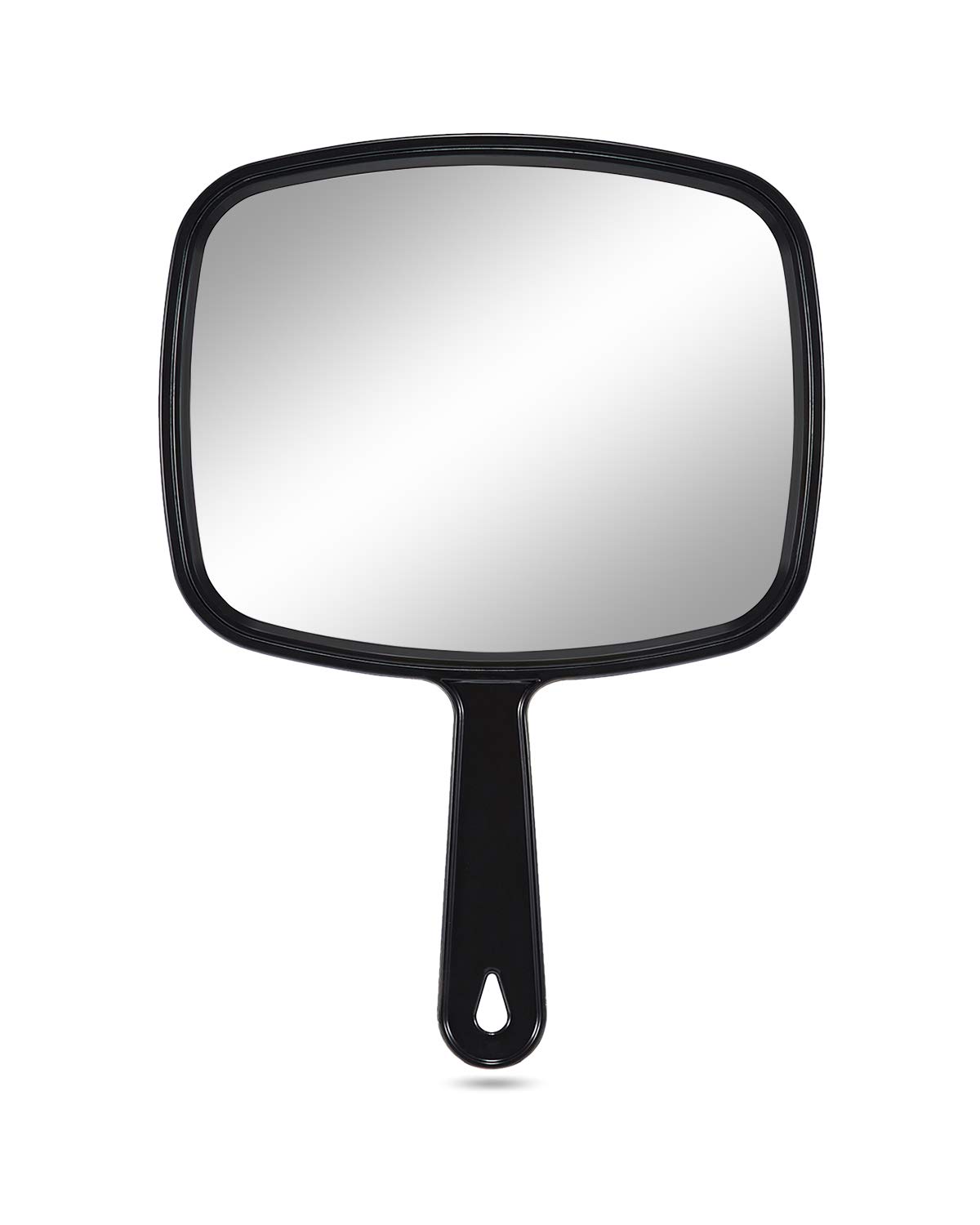 PROTECLE 10.3" L x 7.4" W Handheld Mirror, Salon Barber Hairdressing, Black | Ha