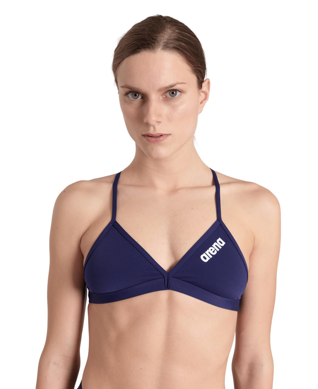 Arena Performance Team Solid Top Bikini, Women's Swimming Pool Swimsuit, Quick-D