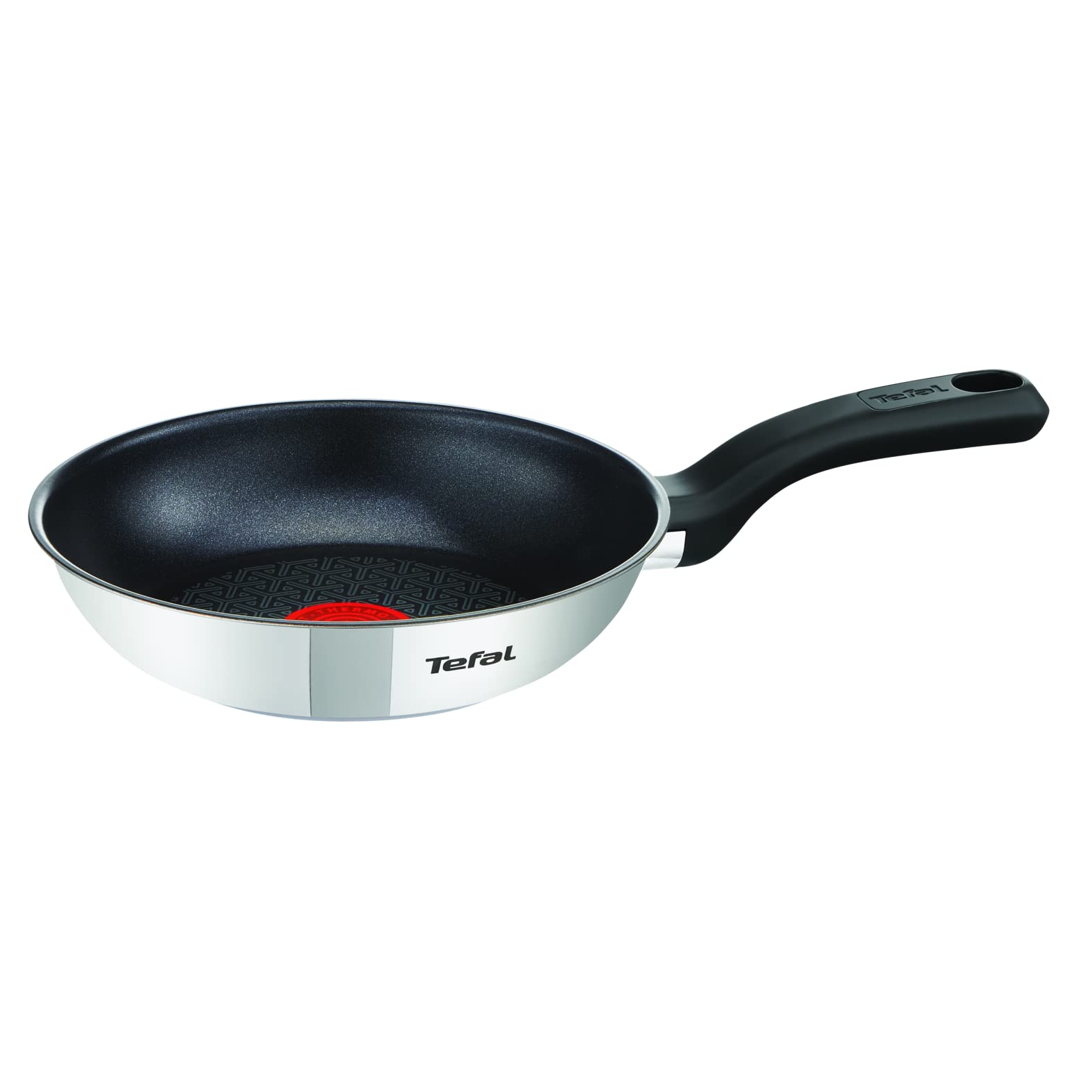 Tefal Comfort Max Stainless Steel Frying Pan 20 cm, Thermo-Spot | Non-Stick Coat