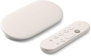 Google TV Streamer (4K) - Porcelain | Fast Streaming Entertainment with Voice Search Remote, Watch Movies and Shows in 4K HDR, Smart Home Control, 32 GB of Storage