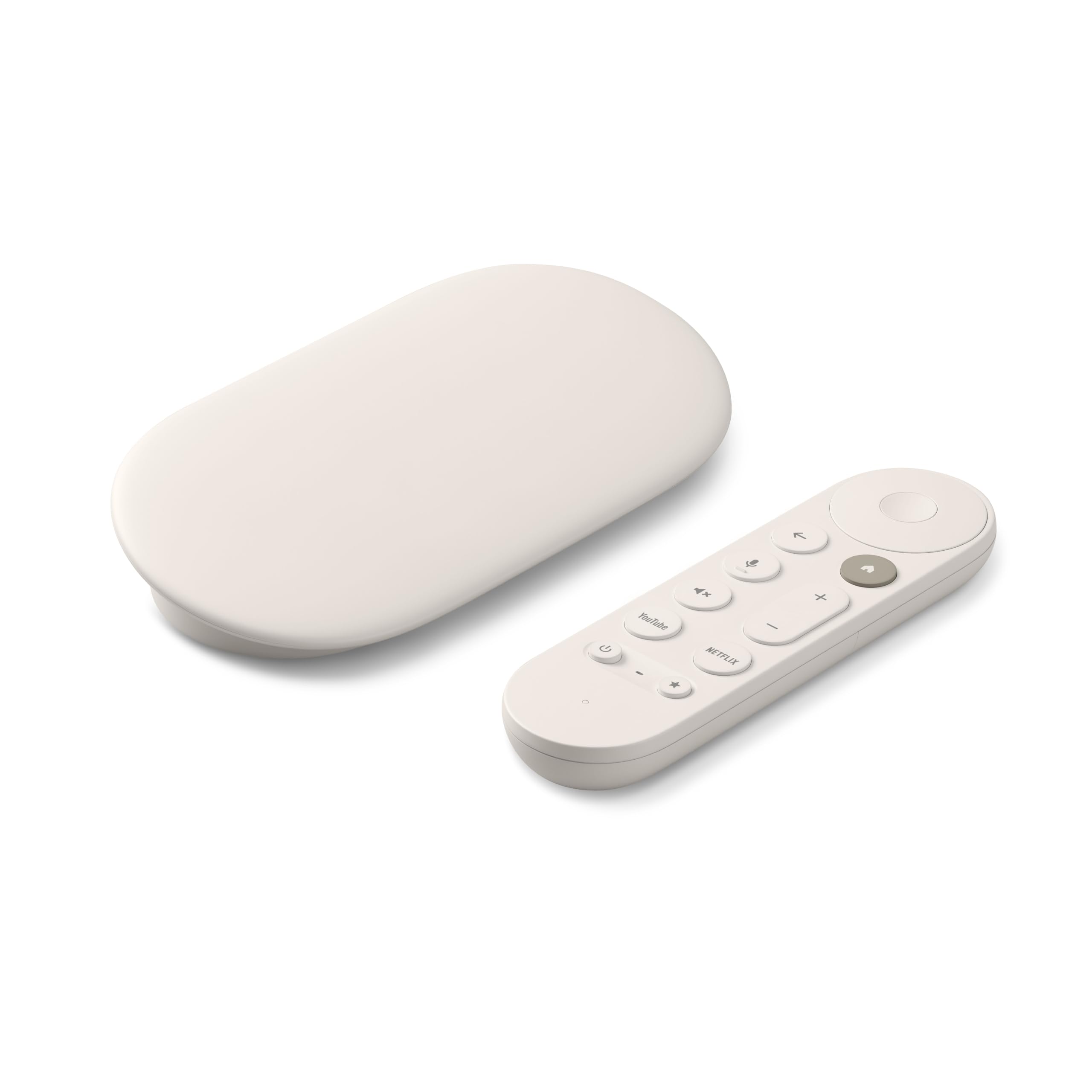 Google TV Streamer (4K) - Porcelain | Fast Streaming Entertainment with Voice Se