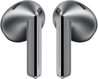 Samsung Galaxy Buds3 Earbuds, Galaxy AI-Assisted, Adaptive EQ, AI Translator, ANC, 24 Bit Hi-Fi Sound, 360 Audio, Sweat and Water Resistance, Silver (CAD Version & Warranty) (Renewed)