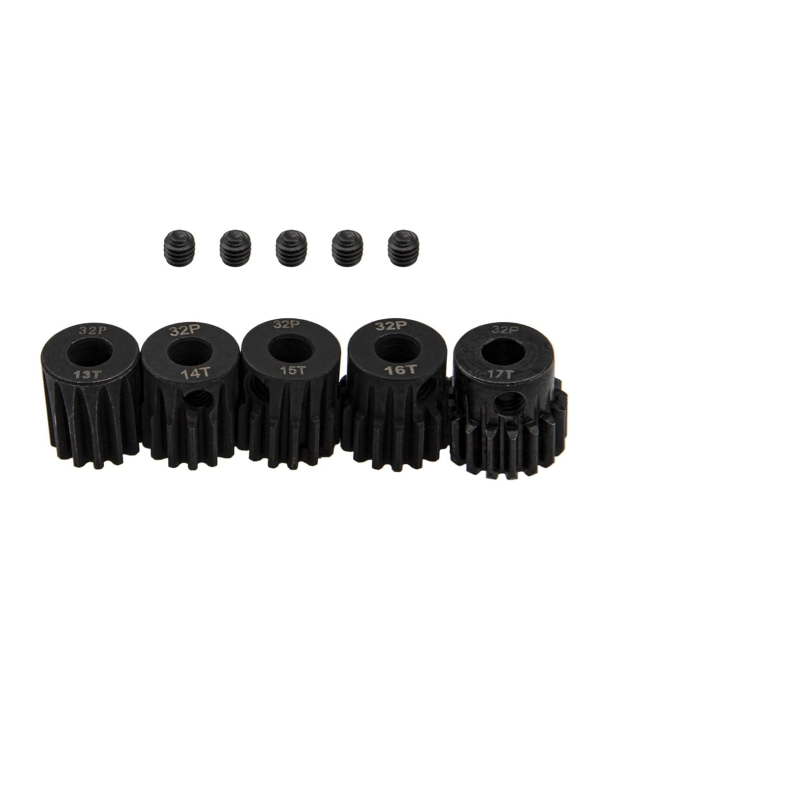 ADORLY 32P 5mm Pinion Gear Set 13T 14T 15T 16T 17T with Hex Key for Arrma 4s 3s 