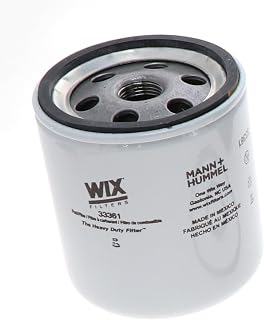 WIX 33361 Fuel Filter Replacement Compatible with ABG, Demag, Deutz, Ford, Hatz (6 Micron)