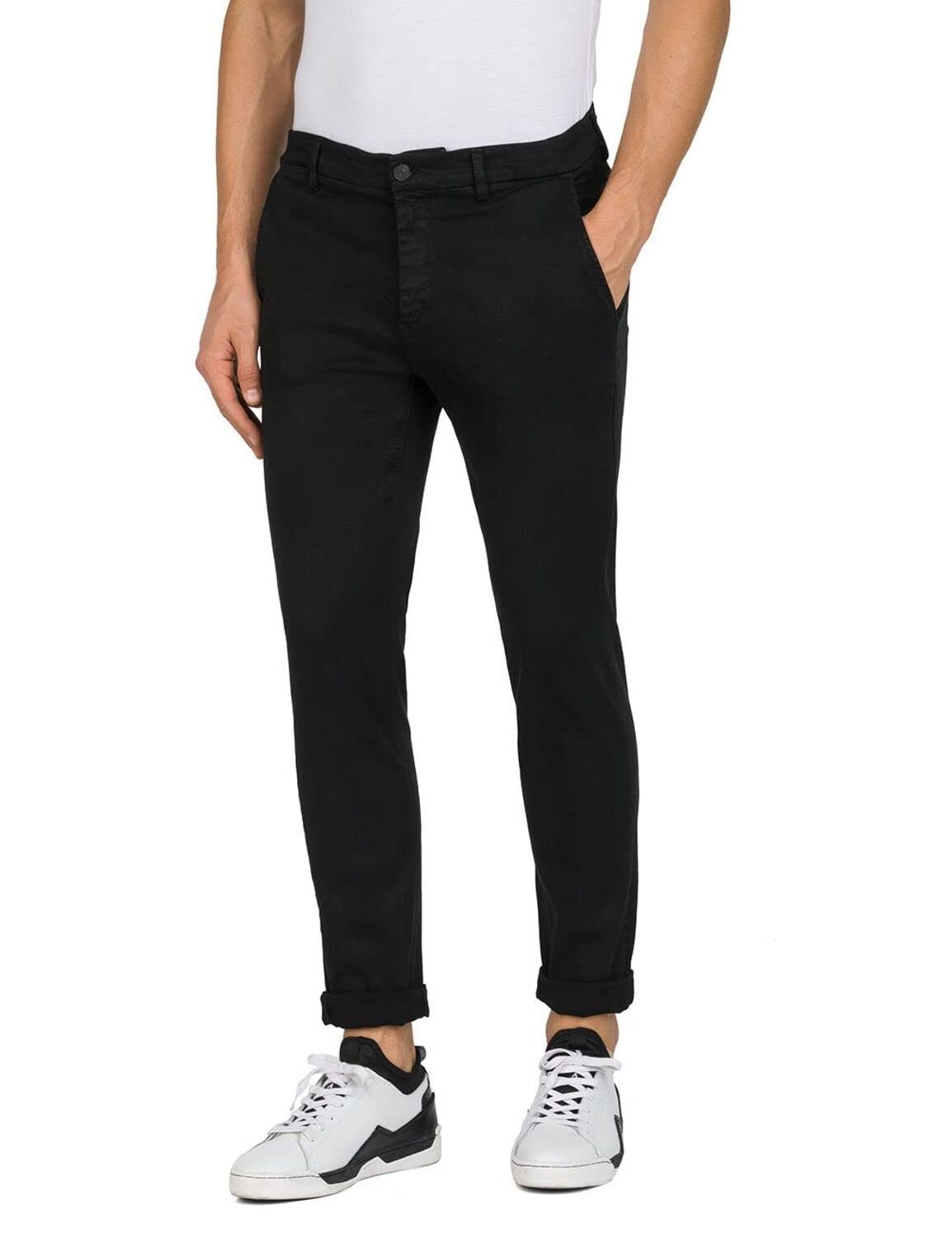 Replay Anbass Men's Slim Fit Jeans with Power Stretch